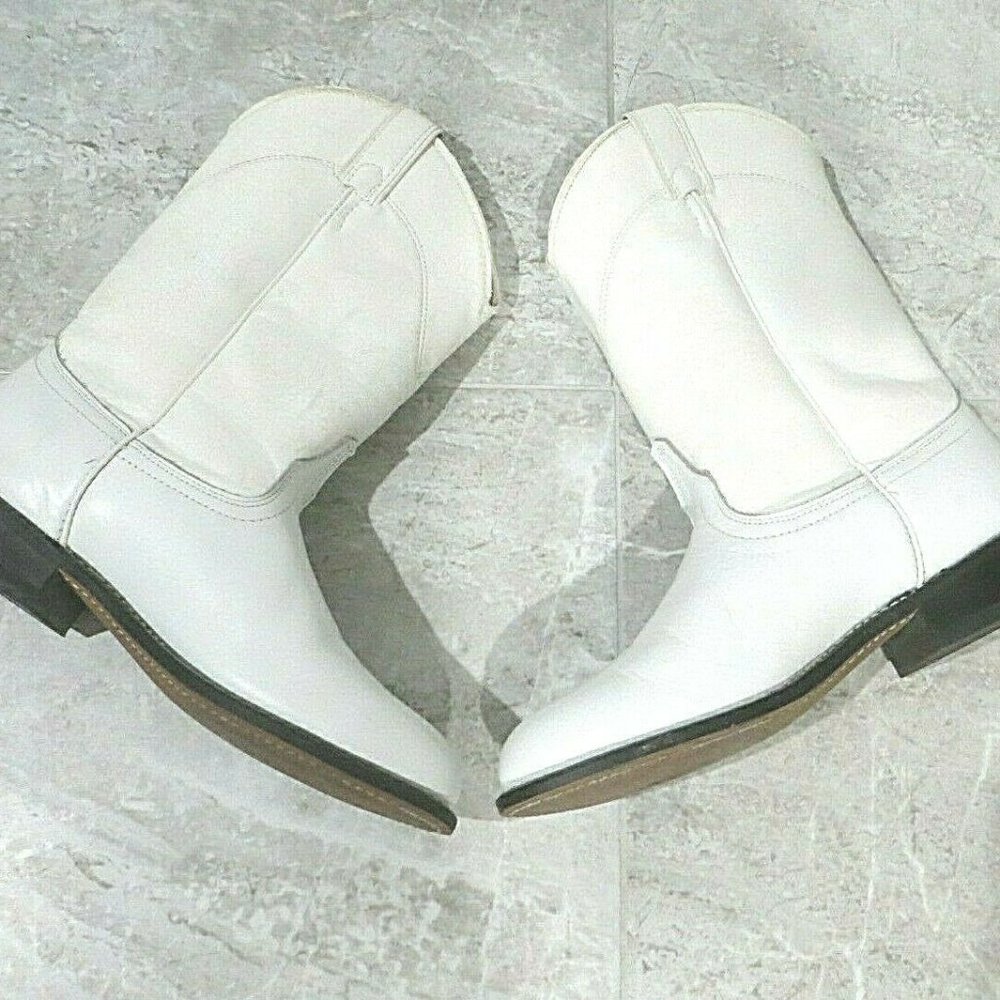 LAREDO WHITE ROPER WESTERN BOOTS
